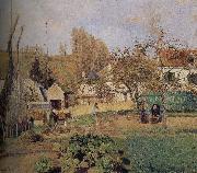 Camille Pissarro Loose multi-tile this Ahe rice Tash s vegetable garden oil painting reproduction